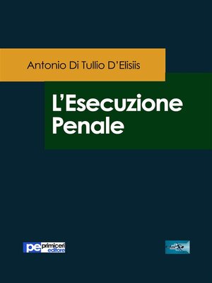 cover image of L'Esecuzione Penale